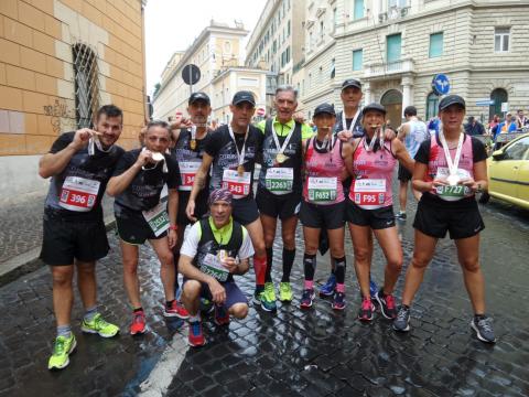 La squadra PR alla Corsa dei Santi 2018